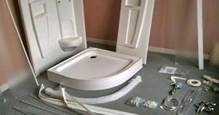 Установка душевой кабины Нижневартовск, цена от 2996 руб.